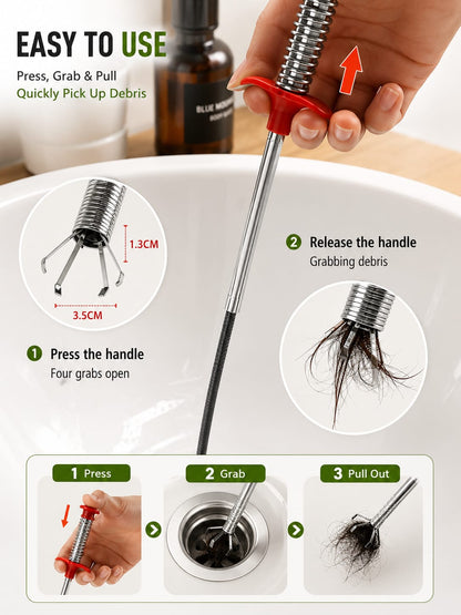 Spring Pipe Dredging Remover Tools.